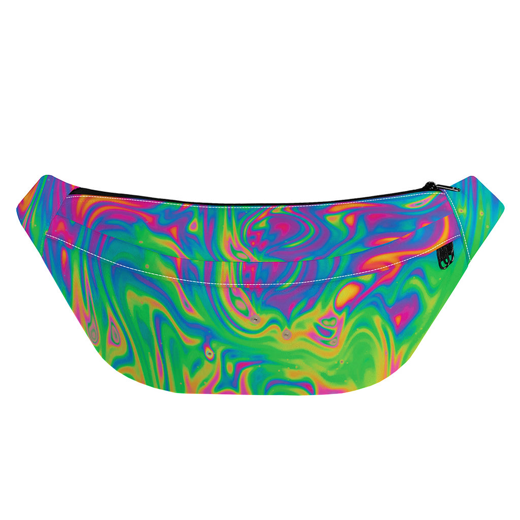 Psychedelic Surface Print Fanny Pack