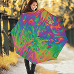 Psychedelic Surface Print Foldable Umbrella
