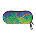 Psychedelic Surface Print Glasses Case