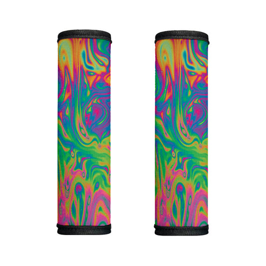 Psychedelic Surface Print Handle Covers