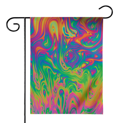 Psychedelic Surface Print House Flag