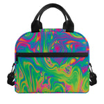 Psychedelic Surface Print Insulated Lunch Bag
