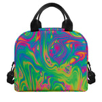 Psychedelic Surface Print Insulated Lunch Bag