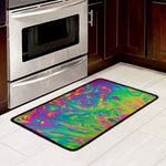 Psychedelic Surface Print Kitchen Mat