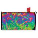 Psychedelic Surface Print Mailbox Cover