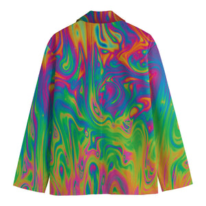 Psychedelic Surface Print Men's Blazer