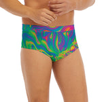 Psychedelic Surface Print Men's Briefs