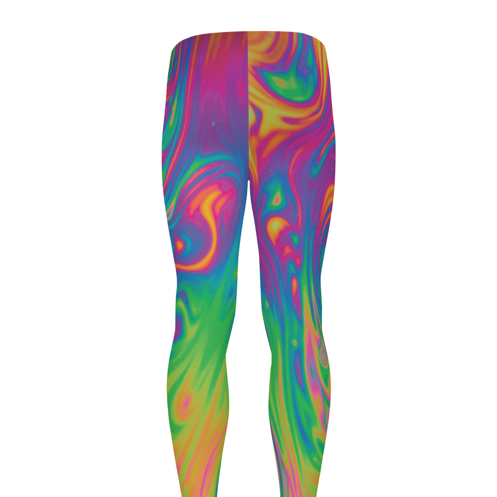 Psychedelic Surface Print Men's leggings