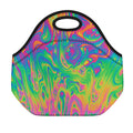 Psychedelic Surface Print Neoprene Lunch Bag