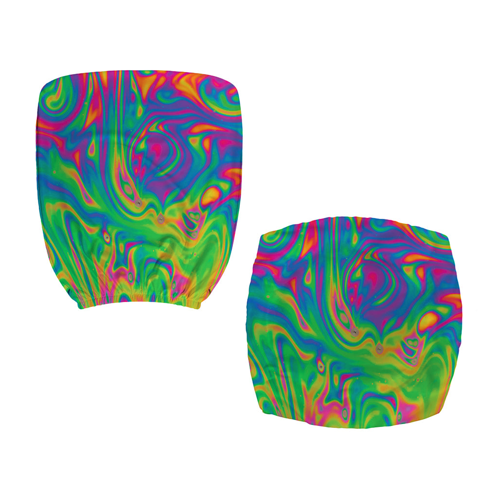 Psychedelic Surface Print Office Chair Cover