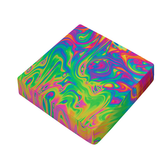 Psychedelic Surface Print Outdoor Seat Cushion Cover