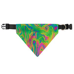 Psychedelic Surface Print Over The Collar Dog Bandana