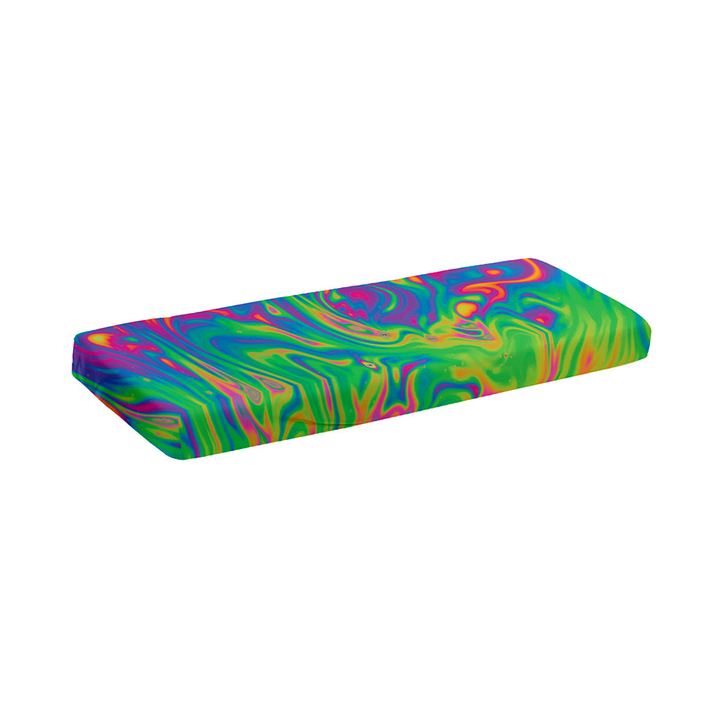 Psychedelic Surface Print Piano Keyboard Cover