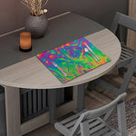 Psychedelic Surface Print Placemat