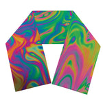 Psychedelic Surface Print Scarf