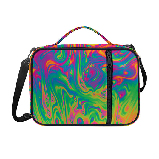 Psychedelic Surface Print Shoulder Strap Bible Bag