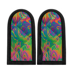 Psychedelic Surface Print Skillet Handle Cover