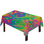 Psychedelic Surface Print Tablecloth