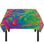 Psychedelic Surface Print Tablecloth