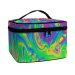 Psychedelic Surface Print Travel Makeup Bag