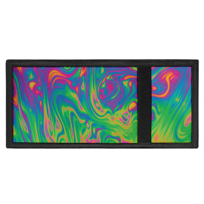 Psychedelic Surface Print Trifold Wallet