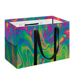 Psychedelic Surface Print Utility Tote Bag