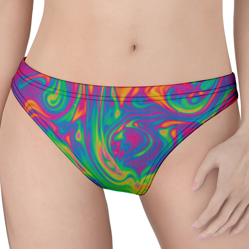 Psychedelic Surface Print Women's Thong