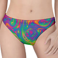 Psychedelic Surface Print Women's Thong