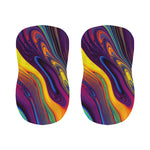 Psychedelic Trippy Fractal Print Bar Stool Covers