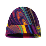 Psychedelic Trippy Fractal Print Beanie