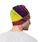 Psychedelic Trippy Fractal Print Beanie