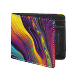 Psychedelic Trippy Fractal Print Bifold Wallet