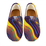 Psychedelic Trippy Fractal Print Casual Shoes