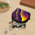 Psychedelic Trippy Fractal Print Coin Purse