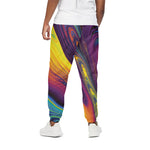 Psychedelic Trippy Fractal Print Cotton Pants
