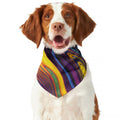 Psychedelic Trippy Fractal Print Dog Bandana