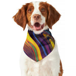 Psychedelic Trippy Fractal Print Dog Bandana