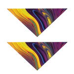 Psychedelic Trippy Fractal Print Dog Bandana