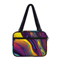 Psychedelic Trippy Fractal Print Double Strap Bible Bag