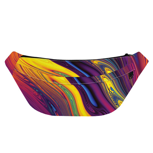 Psychedelic Trippy Fractal Print Fanny Pack