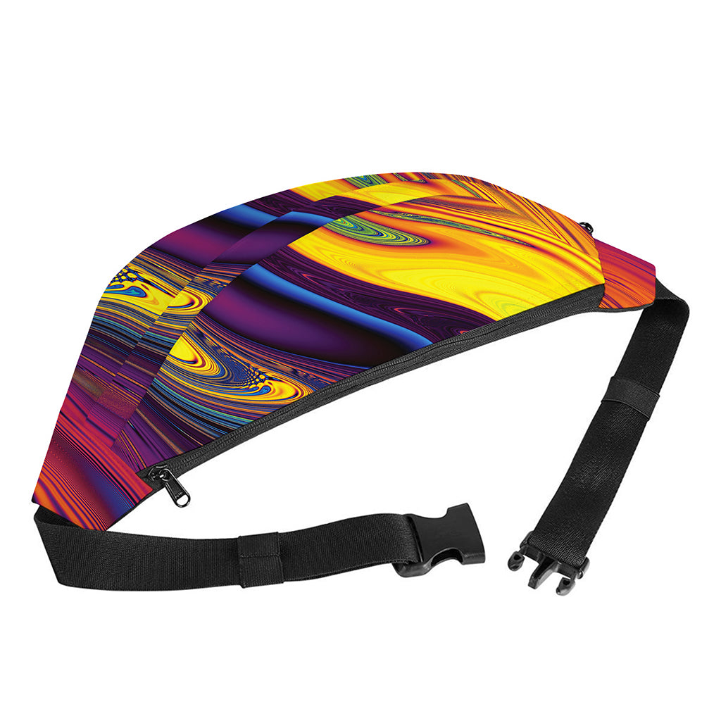Psychedelic Trippy Fractal Print Fanny Pack
