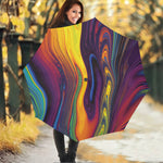 Psychedelic Trippy Fractal Print Foldable Umbrella