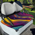Psychedelic Trippy Fractal Print Golf Cart Seat Cover