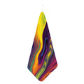 Psychedelic Trippy Fractal Print Hand Towel