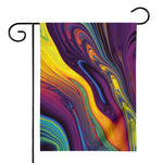 Psychedelic Trippy Fractal Print House Flag