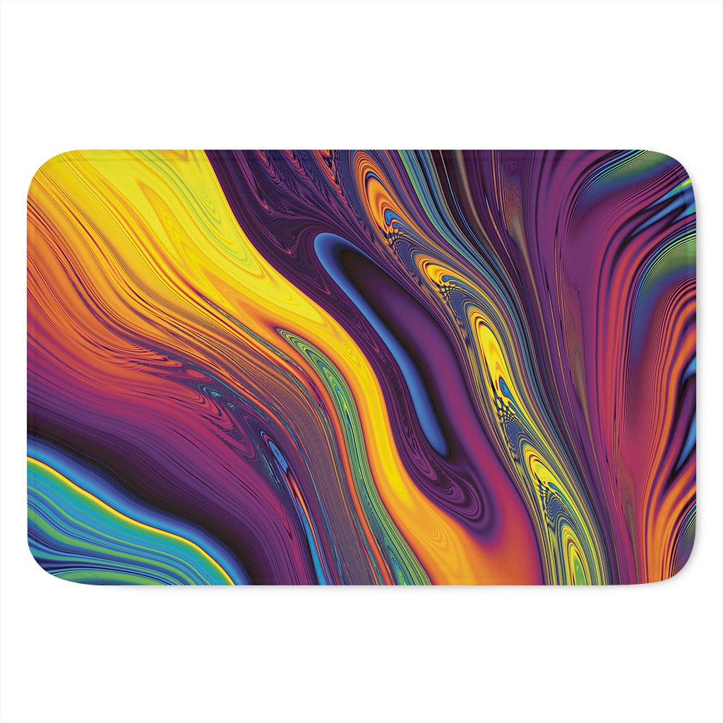 Psychedelic Trippy Fractal Print Indoor Door Mat