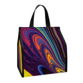 Psychedelic Trippy Fractal Print Insulated Lunch Tote