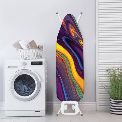 Psychedelic Trippy Fractal Print Ironing Board Cover