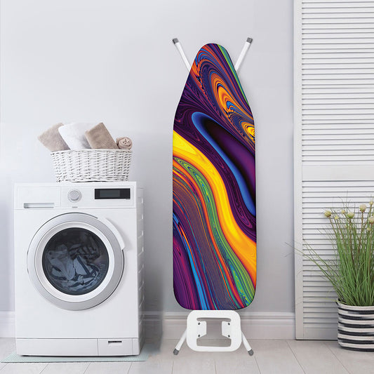 Psychedelic Trippy Fractal Print Ironing Board Cover