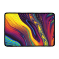 Psychedelic Trippy Fractal Print Kitchen Mat